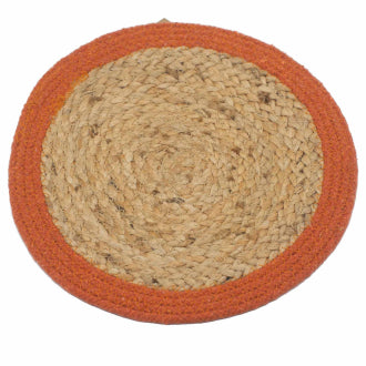 Natuurlijke placemats van jute