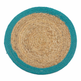 Natuurlijke placemats van jute