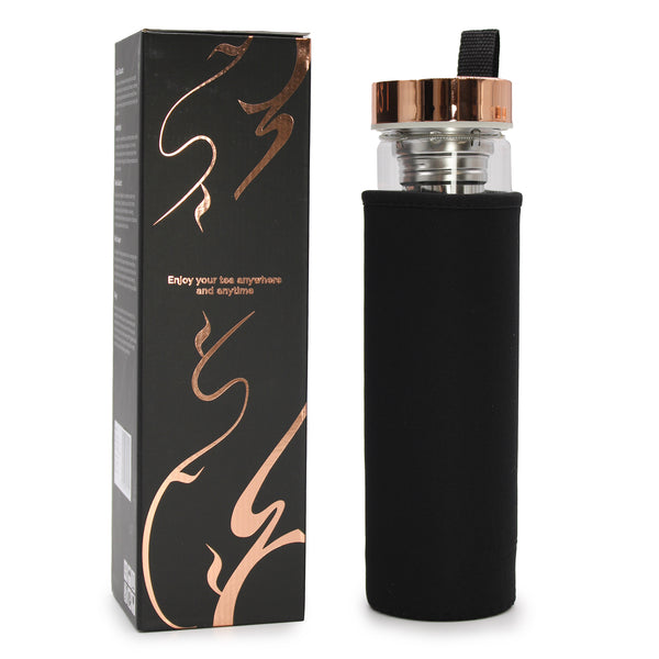 Luxe Tea Infuser Bottles met edelstenen