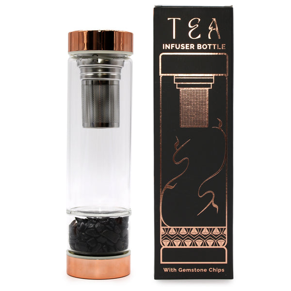 Luxe Tea Infuser Bottles met edelstenen