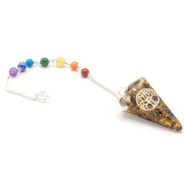 Orgonite Kracht Chakra Pendel - Levensboom