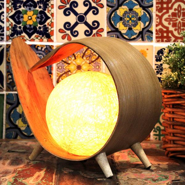Natuurlijke kokosnoot lamp - Natural Wrap