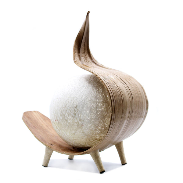 Natuurlijke kokosnoot lamp - Chocolade Twist
