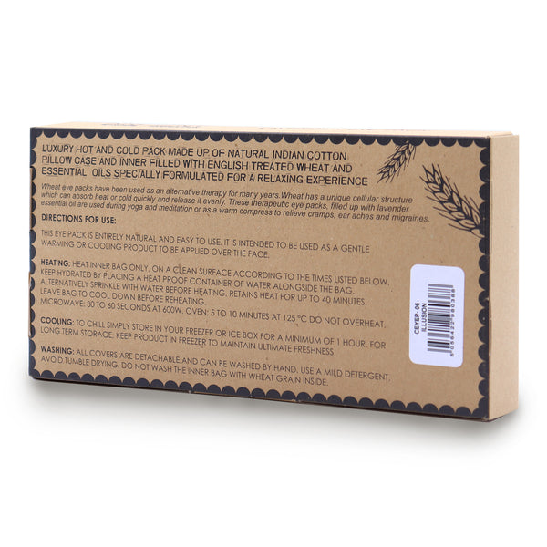Lavender tarwe oogkussen in geschenkbox - Illusion