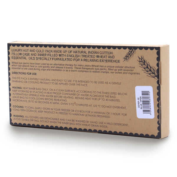 Lavender tarwe oogkussen in geschenkbox - Blue Viper