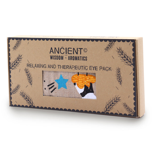 Lavender tarwe oogkussen in geschenkbox - Sleepy Panda