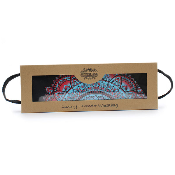 Luxe Lavendel tarwezakje in geschenkverpakking - Mandala