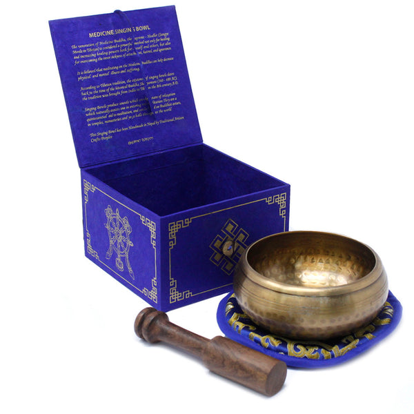 Klankschaal Set Medicijn Boeddha 10cm