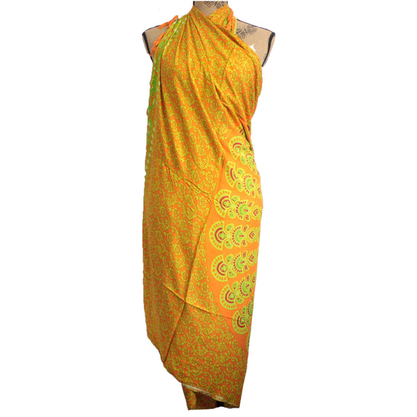 Sarong Lime Oranje Mandela