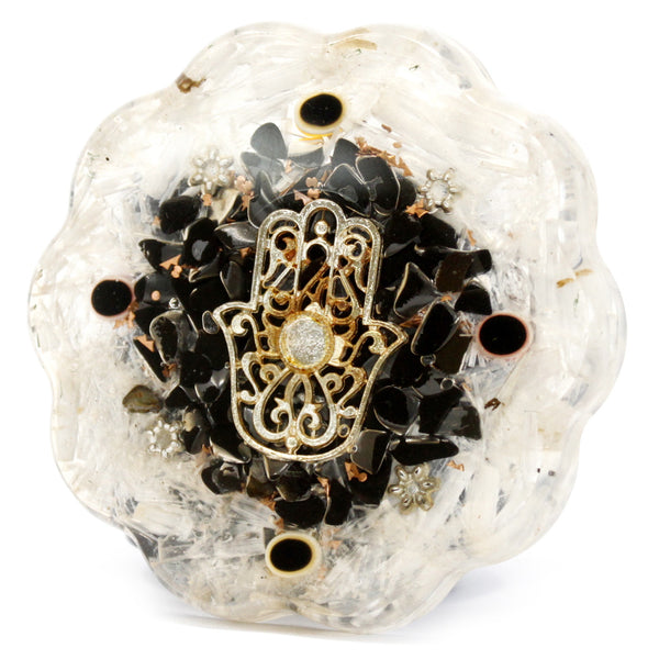 Orgonite Desk Power Packs - Hamsa met Sellonite - Med