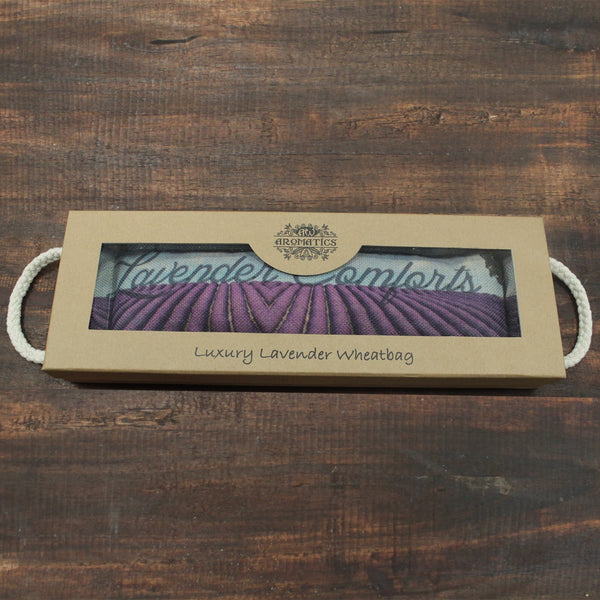 Luxe Lavendel tarwezakje in geschenkverpakking - Lavendel Comforts