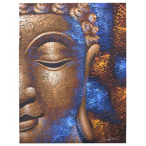 Boeddha Schilderij - Koper