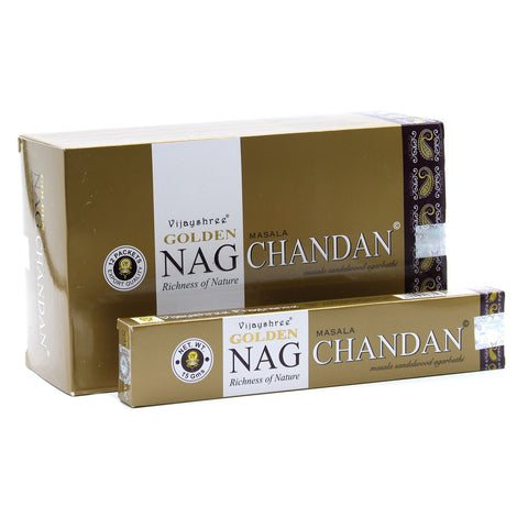 15g Golden Nag - Chandan Weihrauch