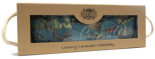 Luxus Wärmekissen mit Weizenkörner und Lavendel in Geschenkbox - "Blüten" 