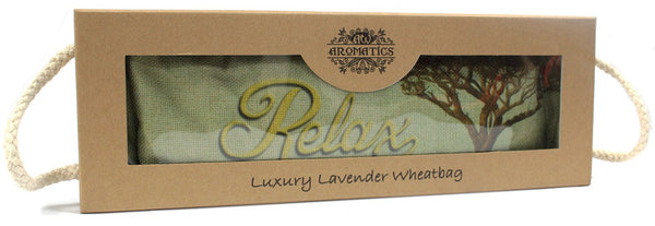 Luxus Wärmekissen mit Weizenkörner und Lavendel in Geschenkbox - Korenveld RELAX