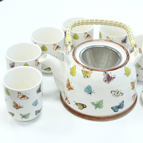 Kräuter-Teekannen-Set - Schmetterlinge
