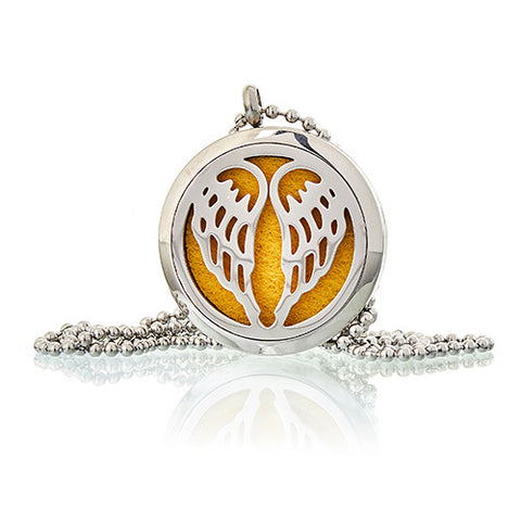 Aromatherapie Sieraad ketting - Engelvleugels 30mm